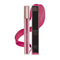 Suede Melts Liquid Matte Lipstick (Peach flirt) Kiss Proof, Last Upto 8+ hrs, 2.1ml