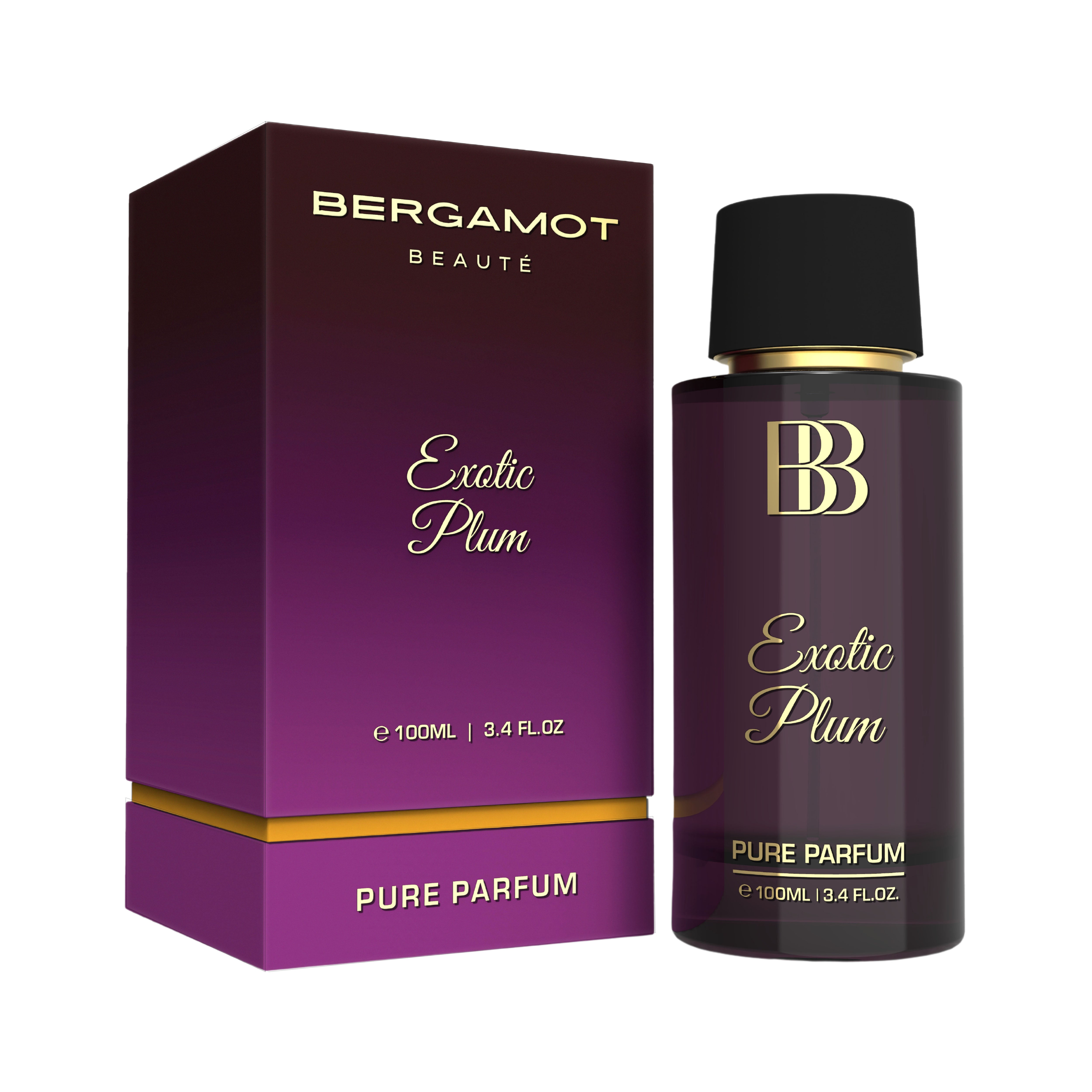 EXOTIC PLUM #1 Pure Perfume for Women (100ml) by Bergamot Beaute