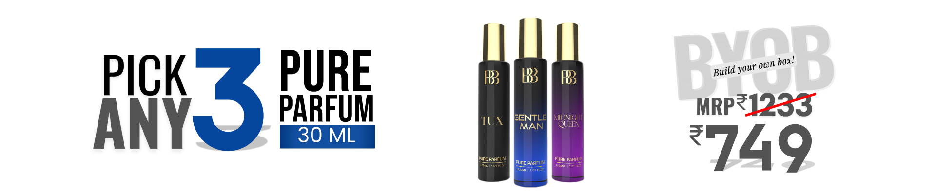 Offer 3 Pure Parfum at 999