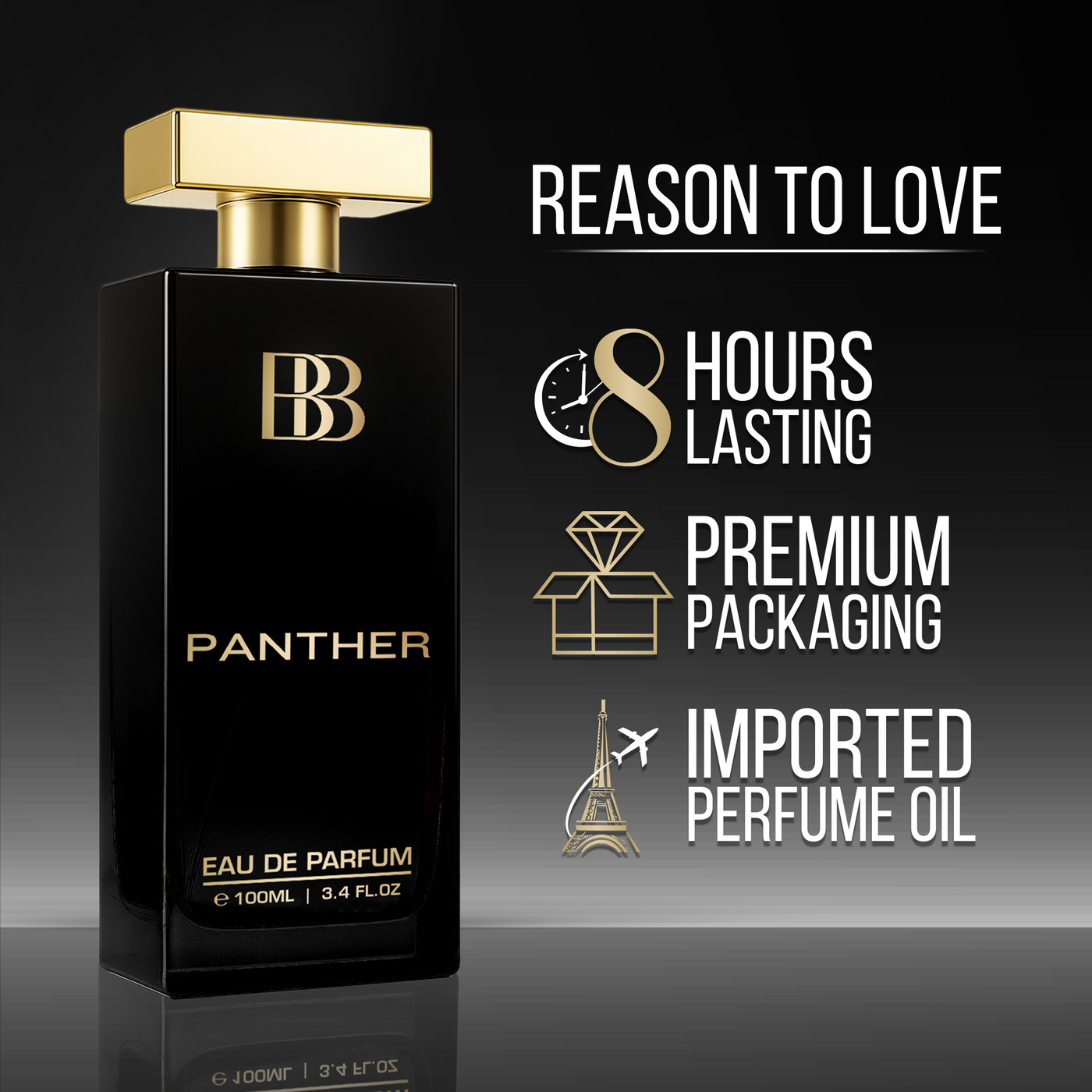 PANTHER Men Perfume, 100ml