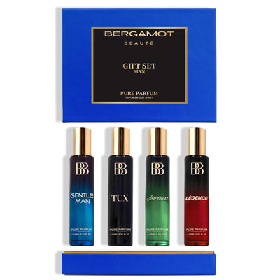 Pure Perfume Gift Set for Men, 15ml x 4