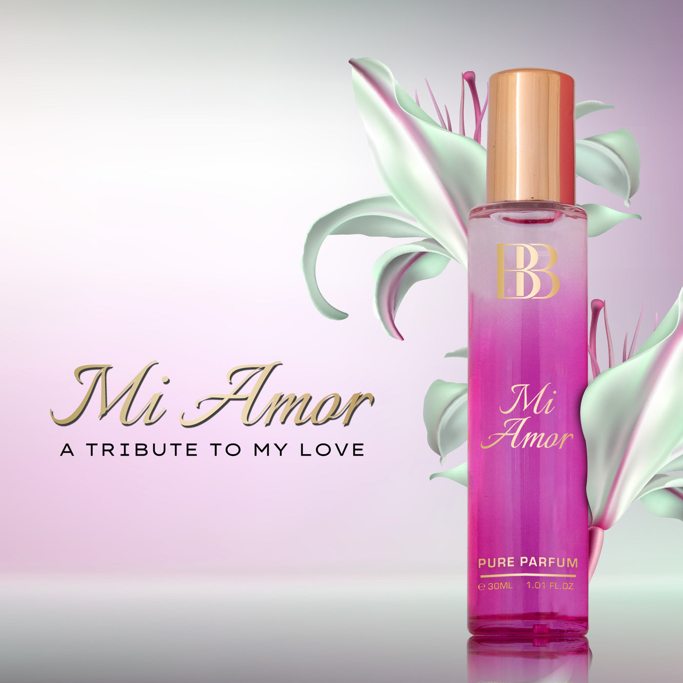 WOMEN'S PURE PERFUME COMBO OF MI AMOR + MIDNIGHT QUEEN, 2 X 30ML