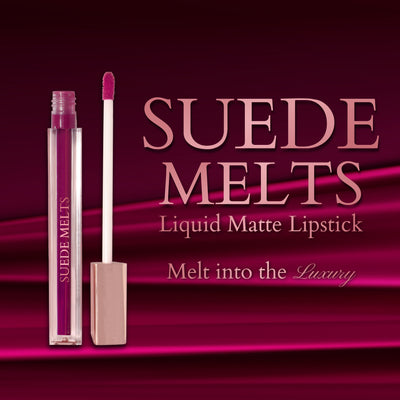 Suede Melts Liquid Matte Lipstick (Sizzlin) Kiss Proof, Last Upto 8+ hrs, 2.1ml
