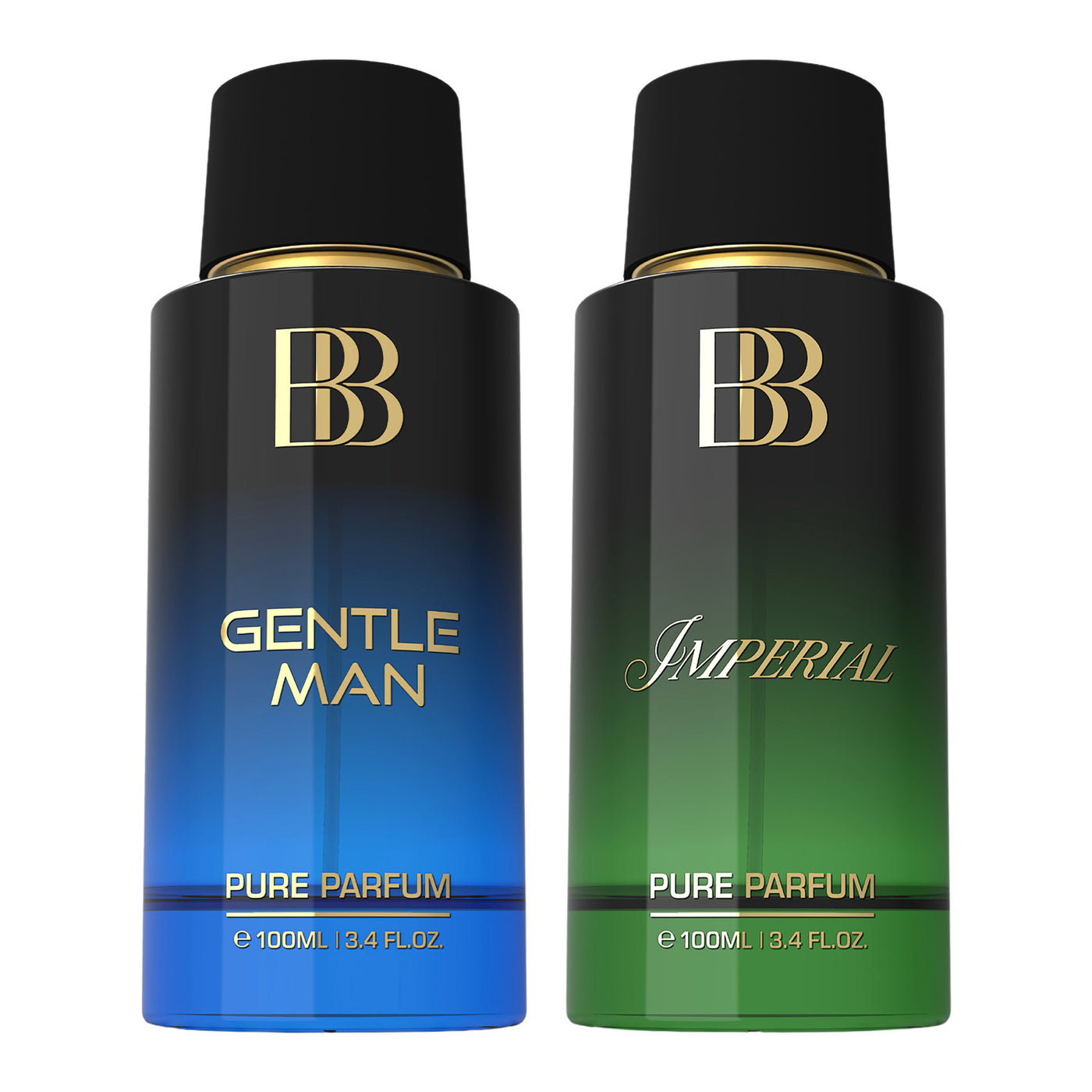 GENTLE MAN + IMPERIAL Pure Parfum Combo, 2 X 100ml