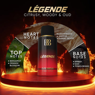 Pack of 4 Pure Perfumes for Men & Women, 4 x 100ml