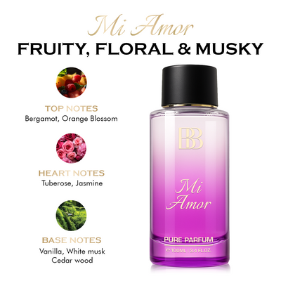 Mi Amor Pure Perfume for Women, 100 ML