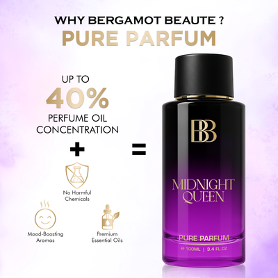 MIDNIGHT QUEEN Pure Perfume for Women, 100 ML