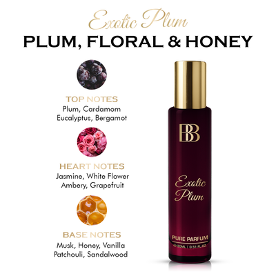 EXOTIC PLUM PURE PERFUME  FOR WOMEN, 30 ML