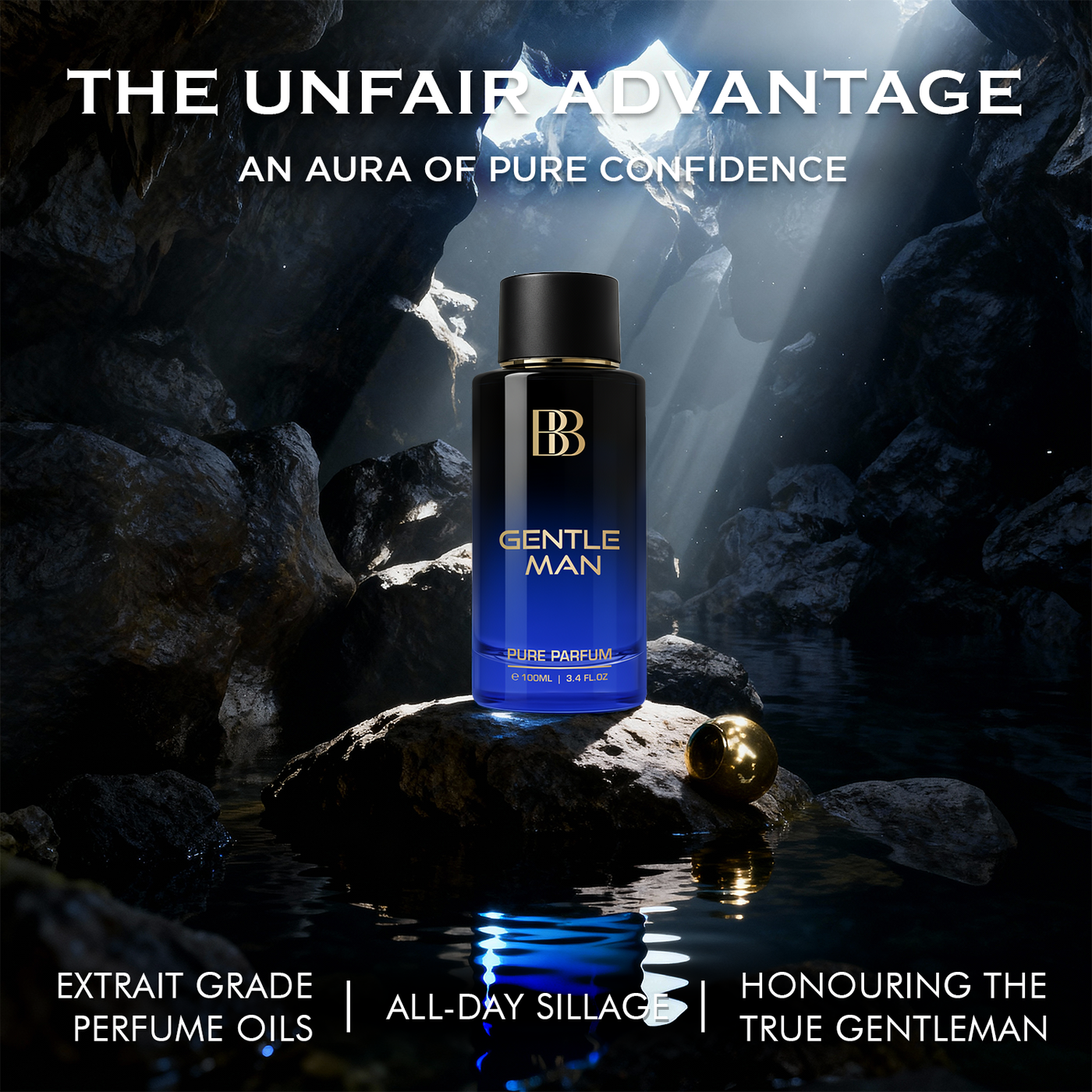 GENTLE MAN - Pure Perfume for Men, 100 ML