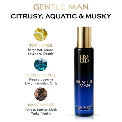 GENTLE MAN PURE PERFUME FOR MEN, 30 ML