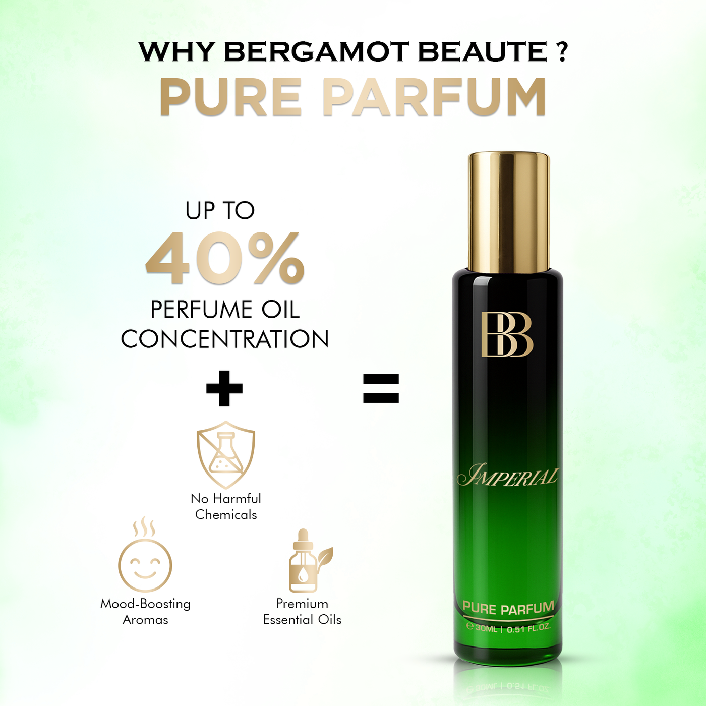 IMPERIAL PURE PERFUME FOR MEN, 30 ML