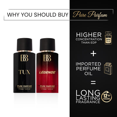 LÉGENDE & TUX Pure Parfum Combo, 2 X 100ml