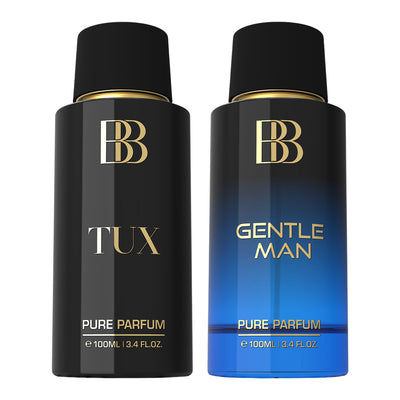 TUX & GENTLE MAN Pure Parfum Combo, 2 X 100ml